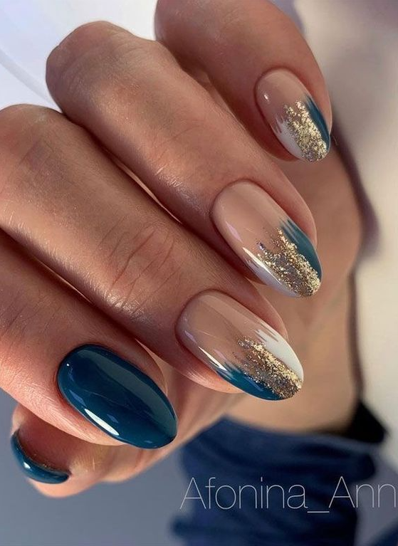 Fall Nails 2020 Trends With Blue Nail Art Designs Ideas Tips & Inspiration