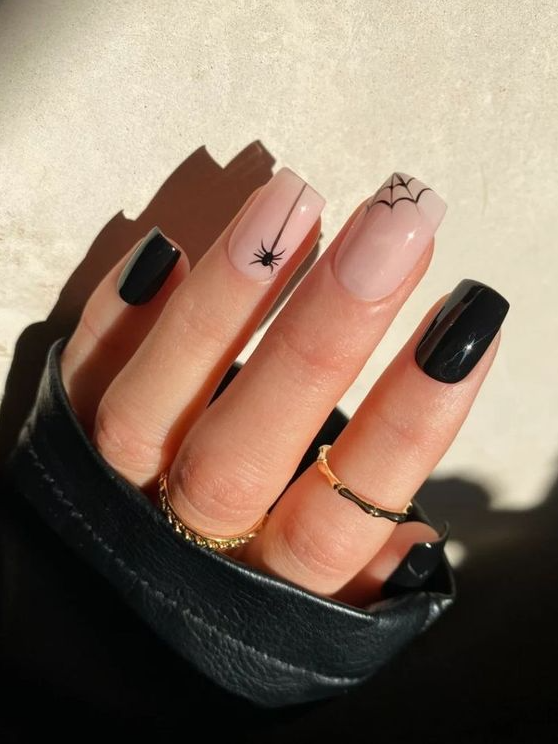 Fall Nails Short With 50+ Fun Halloween Nails For An October Mani