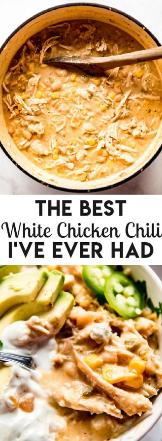 White Chicken Chili With White Chicken Chili