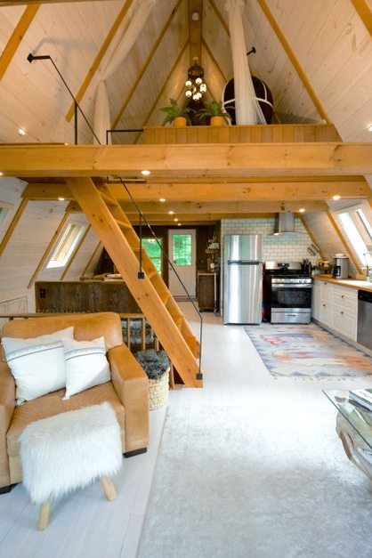 Amazing Angles A Frame Lofts With 15 A-Frame House Interior Ideas to Inspire You