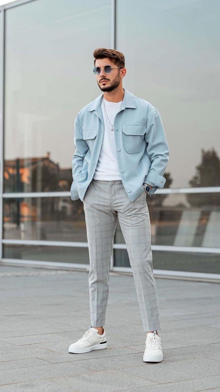 Fashion Outfit Ideas Mens Business Casual Outfits, Business Casual Men, Mens Casual Outfits Summer