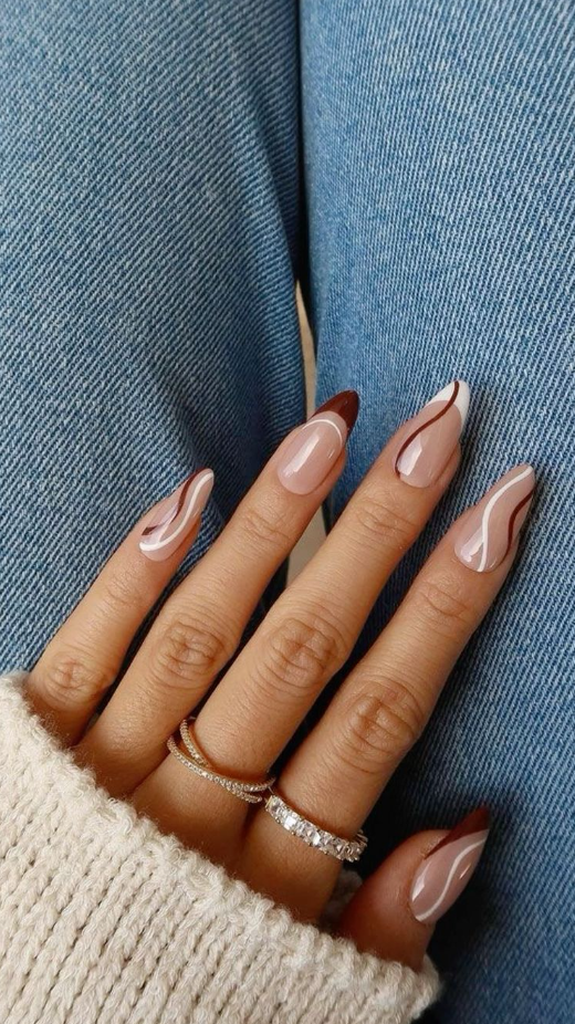 Nails For Autumn With Fall nails Halloween nails Nails Inspo Acrylic nails Nails autumn 2022 Fall nail designs Trendy nail