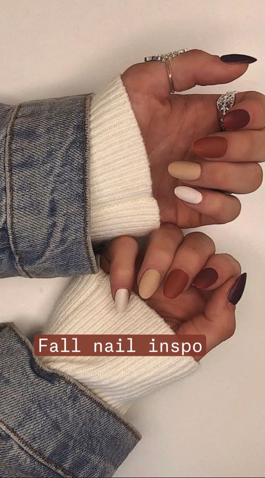 Ongles Novembre With Fall nail inspiration