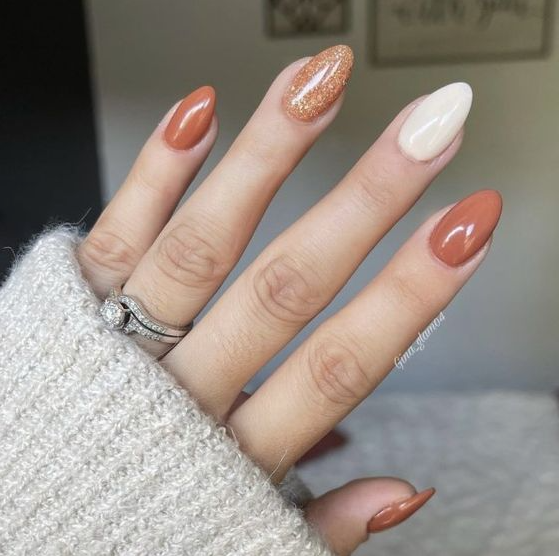 Simple Fall Nails With The Best Color Trends And Designs For Fall Nails In 2022 Including Simple Pretty Ideas For Nail Art