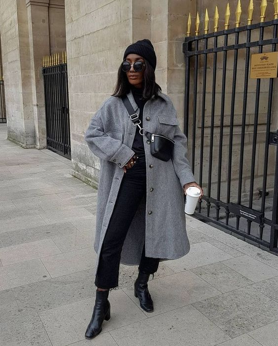 Simple winter outfits With This French Influencer Always Finds the Best High-Street Pieces First