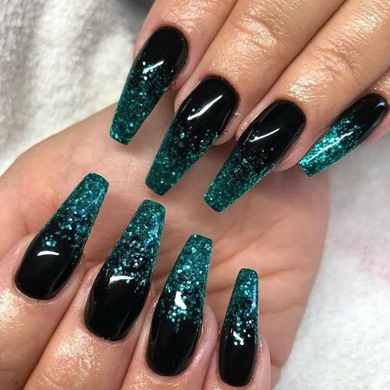 New Years Nails Acrylic - Best Glitter Nail Art Ideas For Glam Looks