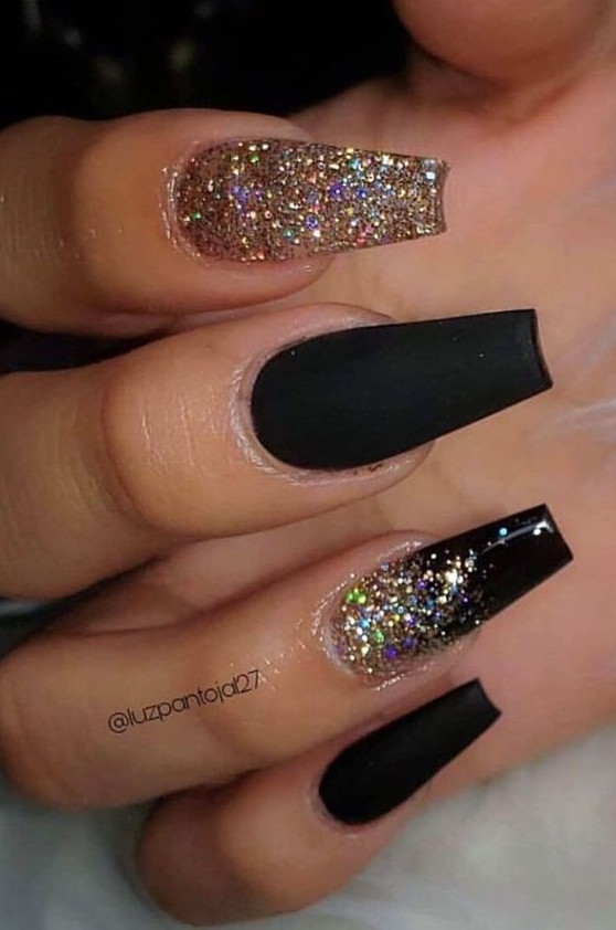 New Years Nails Acrylic - New Years Nails Designs For Any Kind Of Night