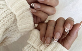 New Years Nails   Trendy Neutral Nail Designs