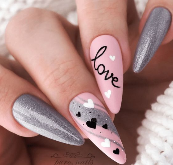 February Nails - Valentine's Day Nail Designs To Set Your Heart Aflutter
