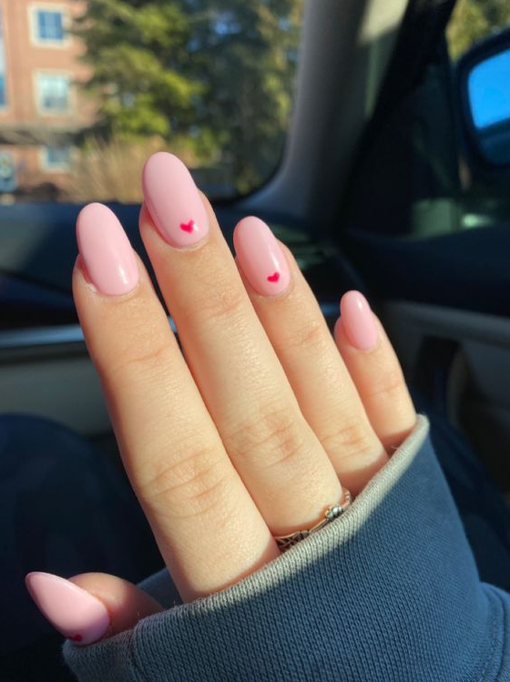 February Nails - vday nails