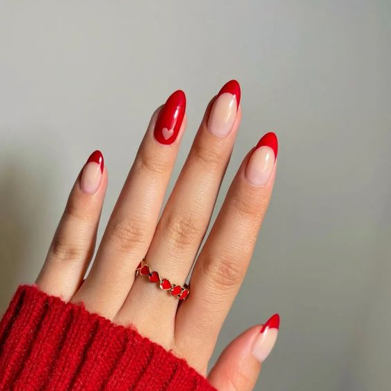 Nails For Engagement Pictures - Wear Your Heart on Your Nails With These Valentine's Day Manicures