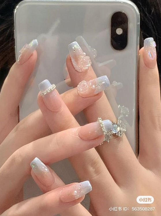 Nails With Gems - nails nailart
