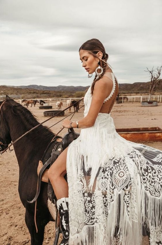 Ranch Wedding Dress - Dream Ranch Wedding Dresses from Rue De Seine Western Life & Style