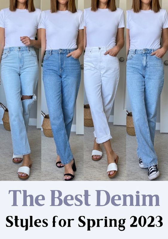 Spring 2023 Fashion Trends - Best Styles for Casual Jeans Outfit 2023