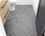 Bathroom Tile Floor - ZDesign At Home New Build Reveal