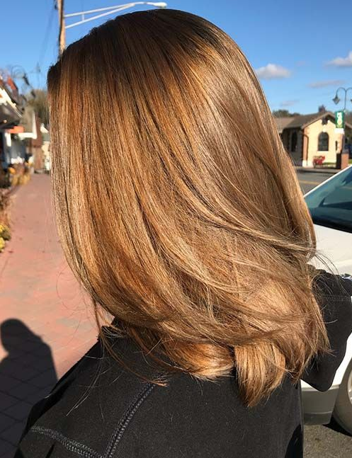 Hair Color  For Brunettes   Gorgeous Light Brown Hair Color