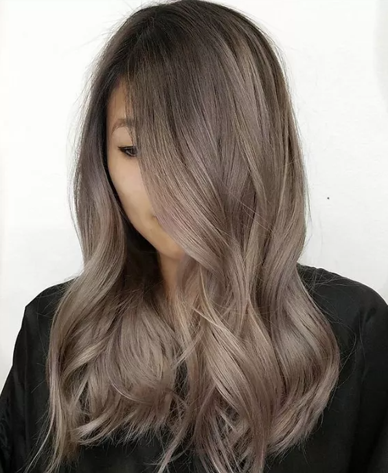 Hair Color Ideas For Brunettes   Greige Hair Color Is The Cool Neutral Trend You'll Want To