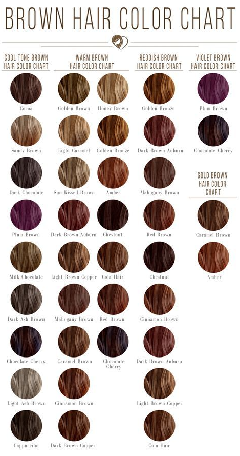 Hair Ideas   Brown Hair Color Chart To Find Your Flattering Brunette Shade To Try In 2023