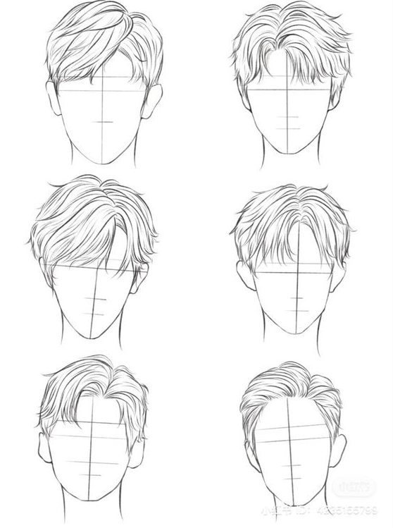 Hair Styles Drawing - Step by Step Hair Styles Drawing
