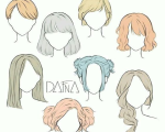 Hair Styles Drawing   Women Hair Styles Drawing