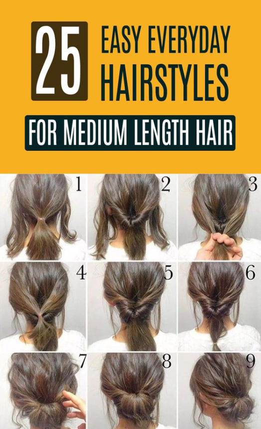 Hair Styles Medium Length   Easy And Stylish Hairstyles For Medium Length Hai