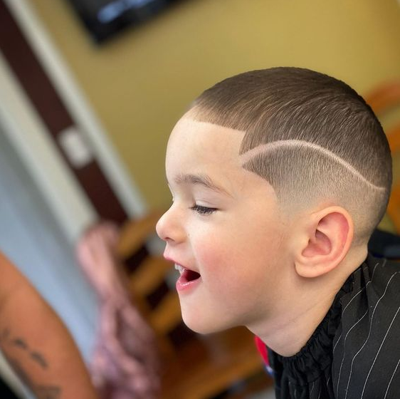 Haircut Designs - Buzz Cut Fade for Little Boy
