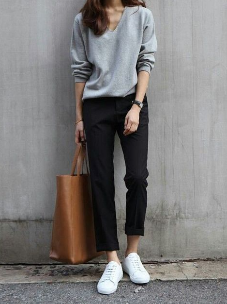 Jeans And Sneakers Outfit   You Only Need 10 Neutral Staples To Create An Endless