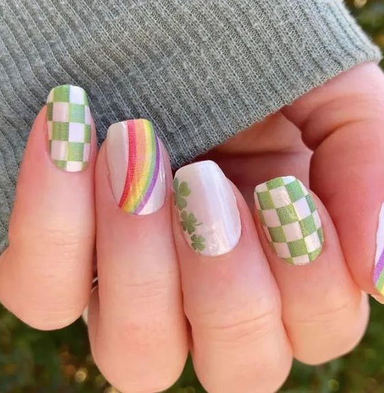 March Nails Ideas   Cute St. Patrick's Day Nails For 2022