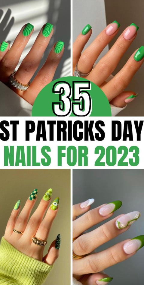 March Nails Ideas - The Cutest St Patrick's Day Nails of 2023 You'll Absolutely Love