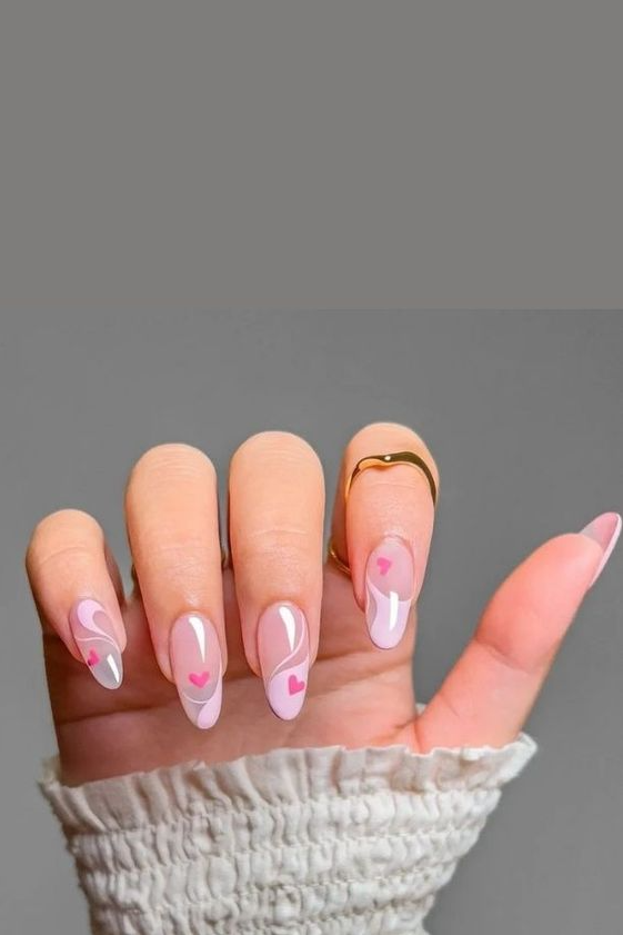 Nails Acrylic Pink - Valentines Day Nails Inspo Ideas To Look Hot In