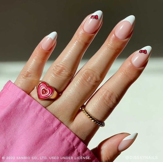 Nails Hello Kitty - Hello Kitty White Nails