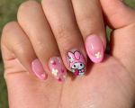 Nails Hello Kitty - Sanrio My Melody Nails