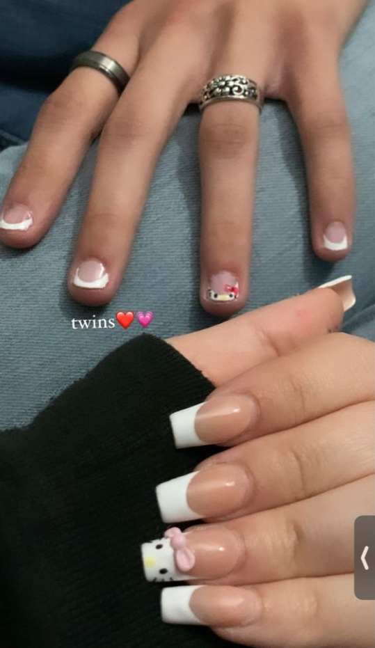 Nails Hello Kitty - matchings hello kitty nails