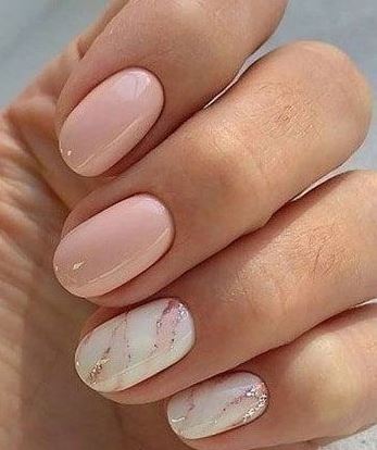 Nails Light Pink   Marble Nails That Are Classy & Timeless