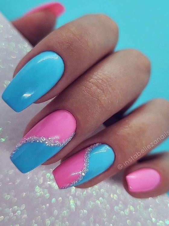 Nails Light Pink   Nail Designs Easy Spring