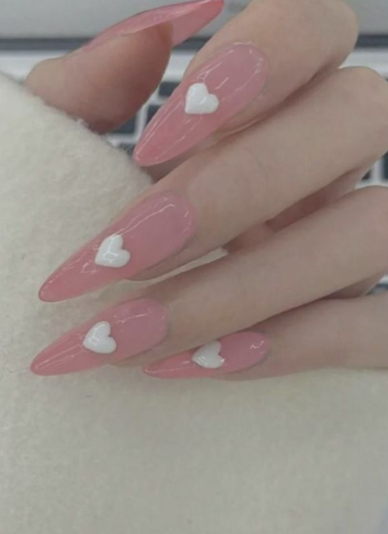Nails Light Pink - Trendy & Pretty Pink Press on Nail Designs