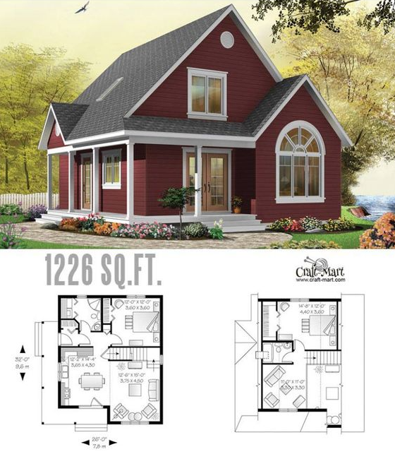 Plan Small Cottage Homes - Small farmhouse plans for building a home of your dreams