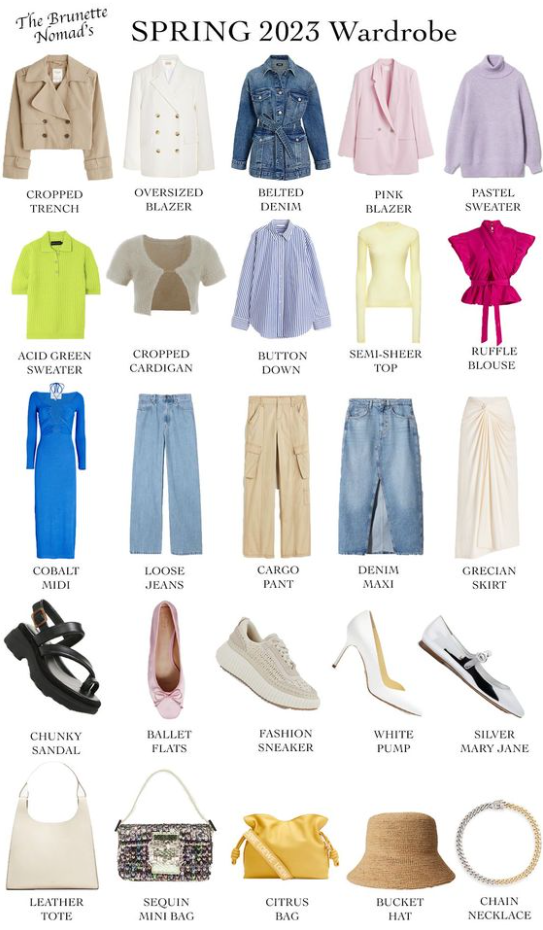 Spring 2023 Outfits   Spring 2023 Capsule Wardrobe