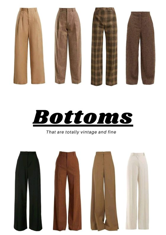 Spring Fashion Trends 2023 - Bottoms for those fashion addicts who have a vintage style