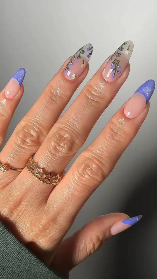 Spring Nail Ideas - Spring Nail Art almond nails