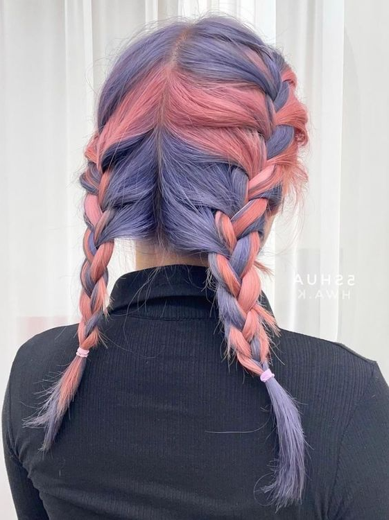 Awesome Block Dyed Hair