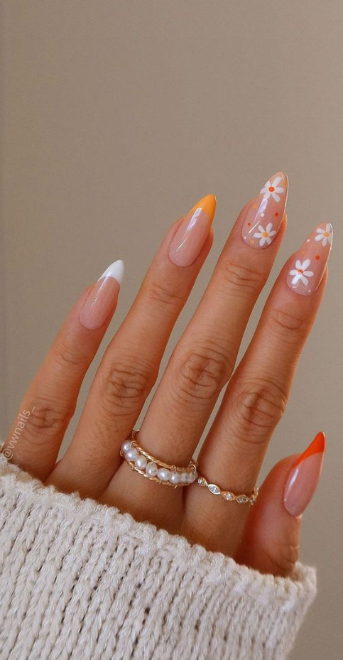 Awesome Spring Nails French Tip Design