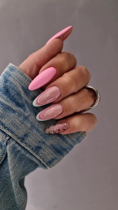 Classy Pink Spring Nails 2023 Photo