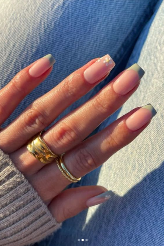 Classy Spring Nails French Tip Gallery