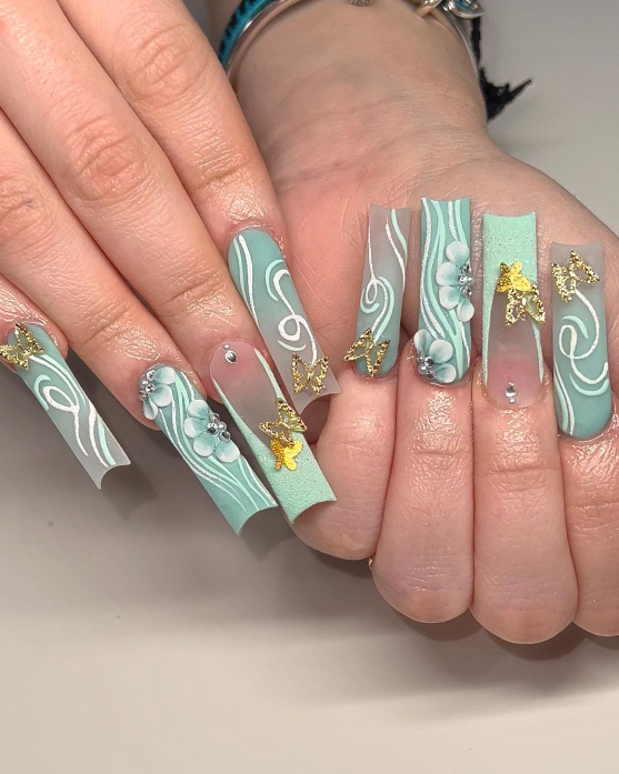Cute Bling Nails Ideas