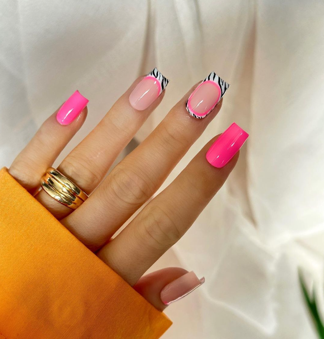 Cute Pink Spring Nails 2023 Design