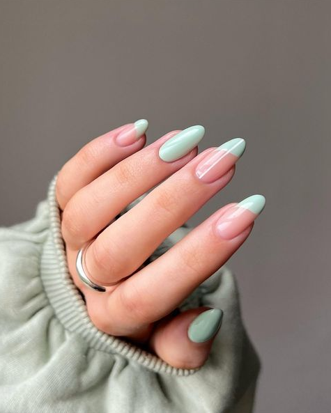 Cute Spring Nails French Tip Design