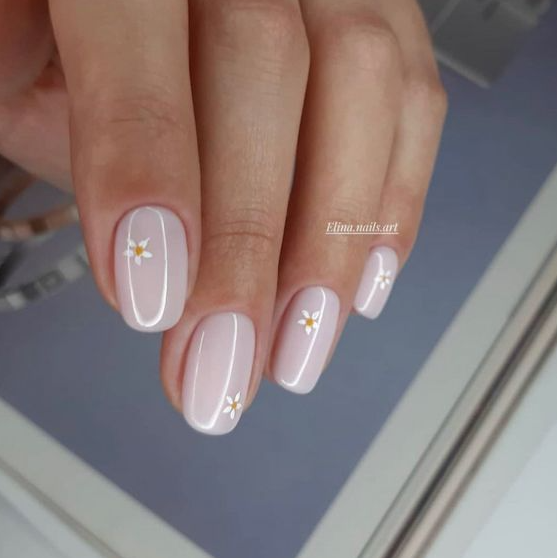 Dreamy Spring Nails French Tip Design