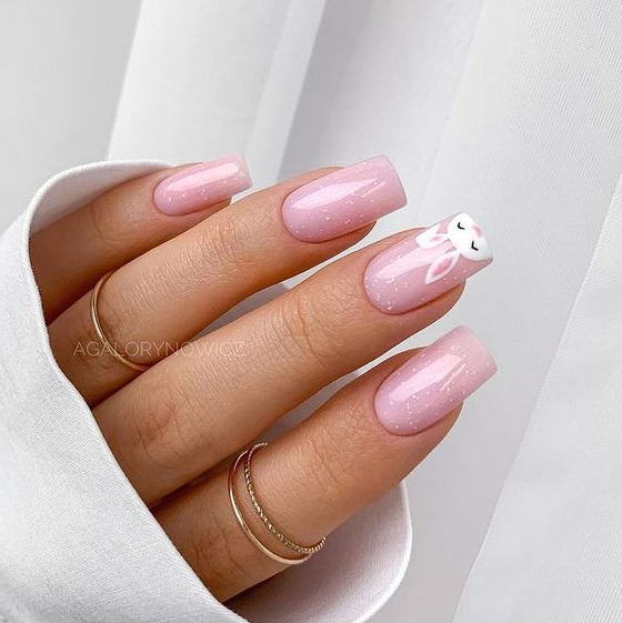 Easter Nails - Pink nail inspo