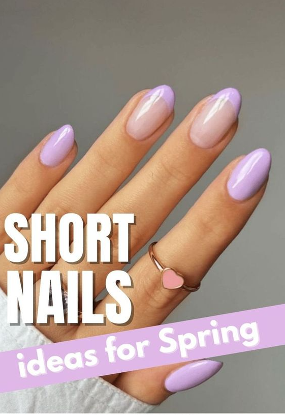Pretty Spring Nails French Tip Gallery